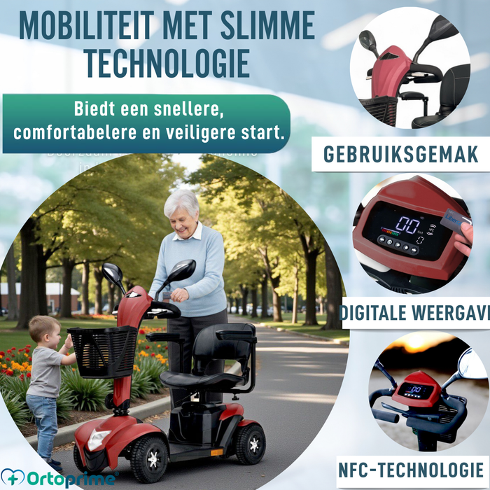 Elektrische Scooter van de Nieuwste Generatie | 24cm Wielen