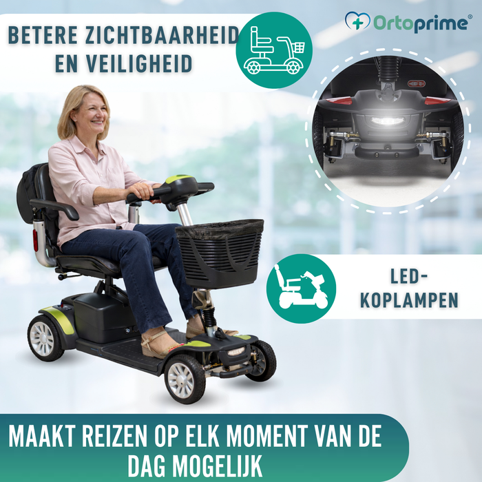 Compacte Elektrische Scooter met Achtertas