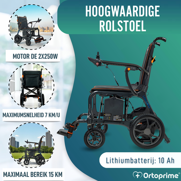 Ultraleichte Elektrische Rolstoel met Brushless Motoren