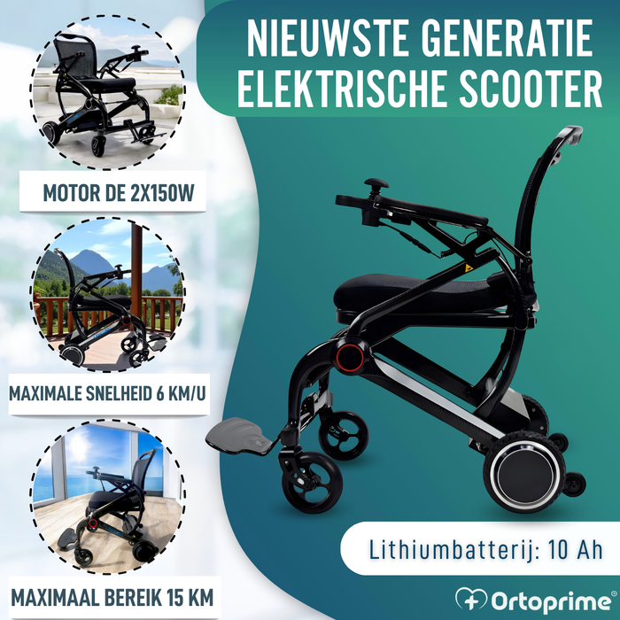 Elektrische Rolstoel Ultracompact | Carbonvezel Frame