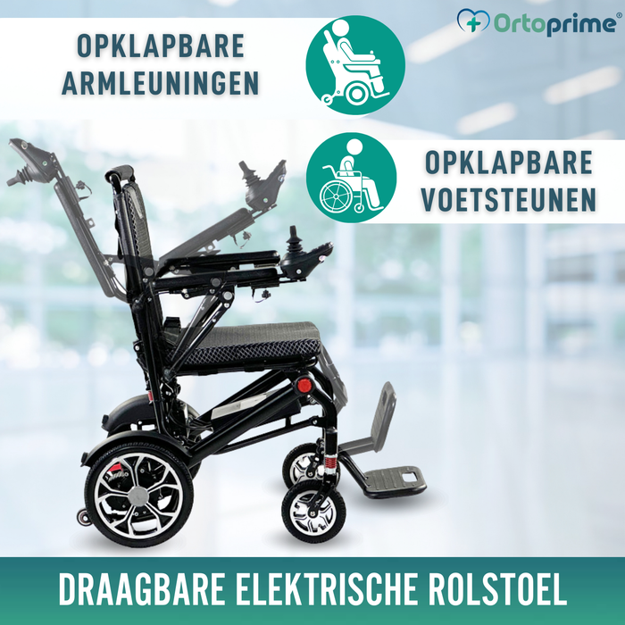 Elektrische Opvouwbare Rolstoel Ultralicht | 10Ah