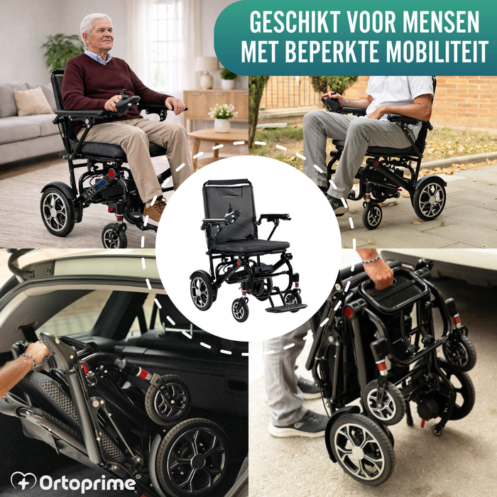 Elektrische Opvouwbare Rolstoel Ultralicht | 10Ah