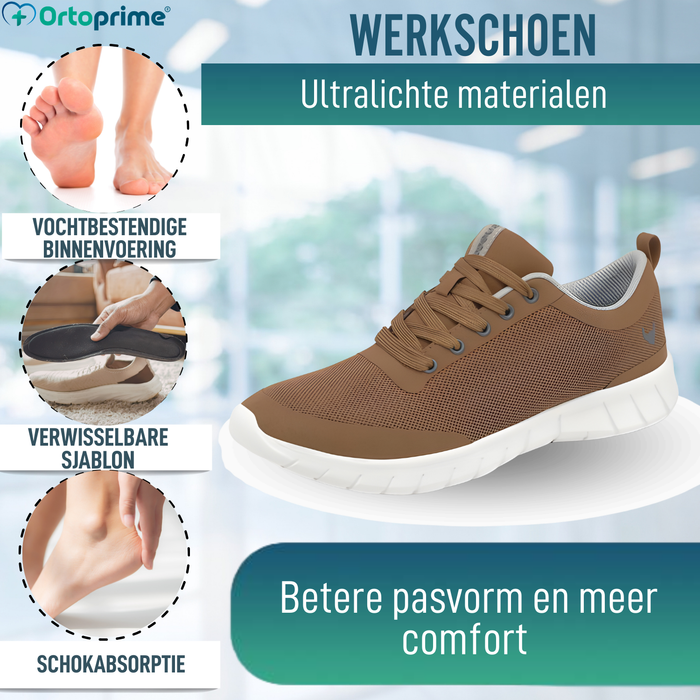 Antislip Comfort Schoen met Voetboogsteun | Unisex