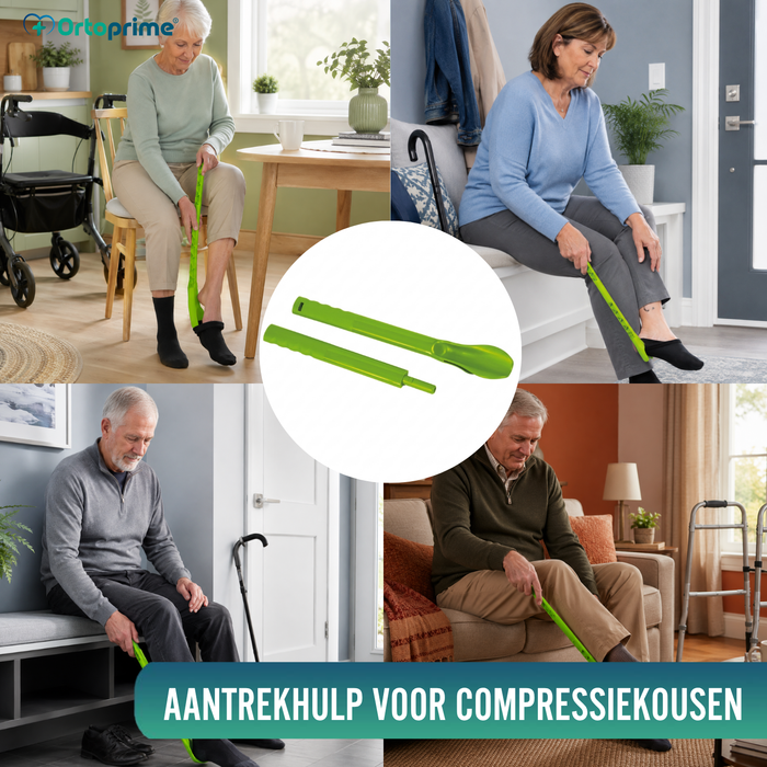 Aantrekhulp voor Sokken en Compressiekousen