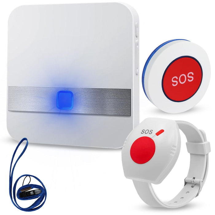 Alarm Ouderenwaarschuwer | Noodknop SOS 150m