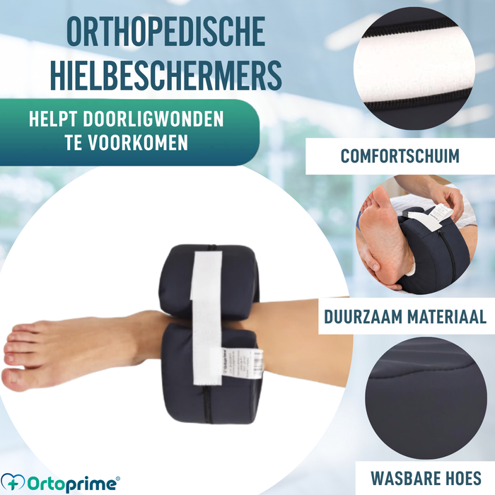 Ronde Antidecubitus Hielbeschermers Verstelbaar en Waterdicht | Ellebogen en Voeten