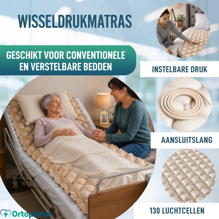 Comfort Care Anti-decubitus Matras met Compressor