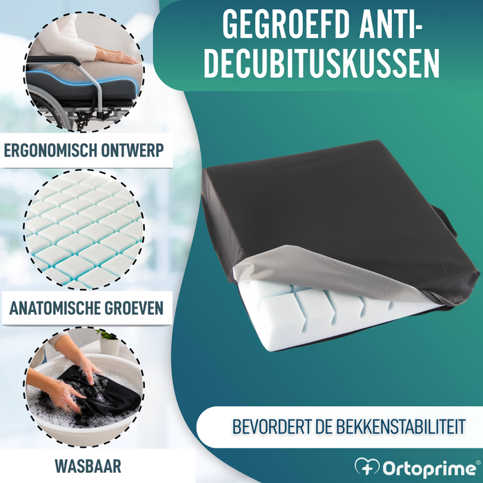 Anatomisch Gegroefd Anti-decubituskussen