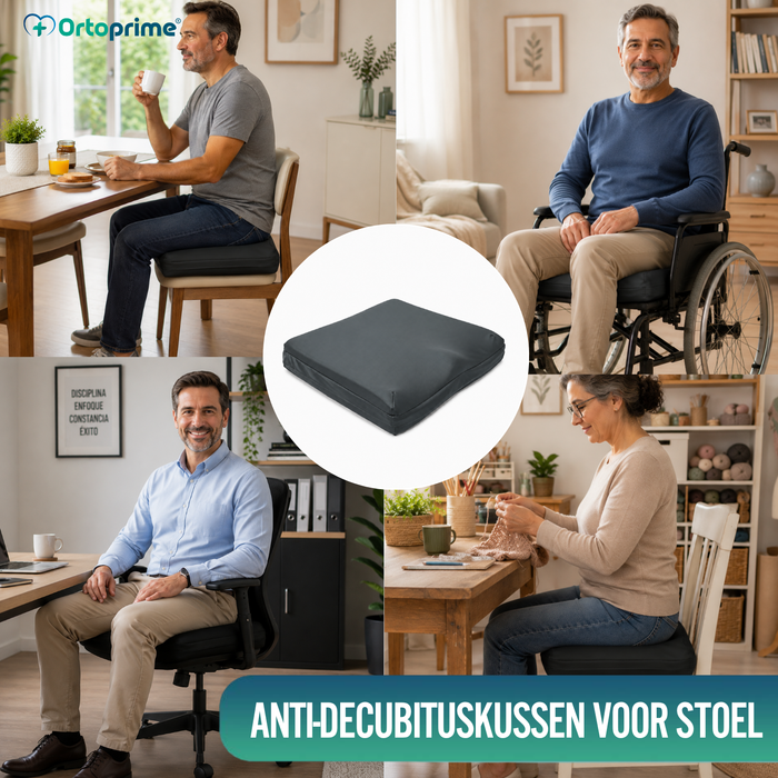 Anti-decubitus Traagschuimkussen 80kg/m3