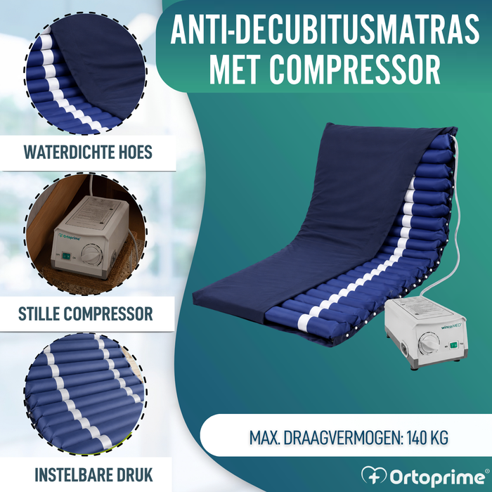Anti-decubitus Matras met MAXIPLUS Compressor