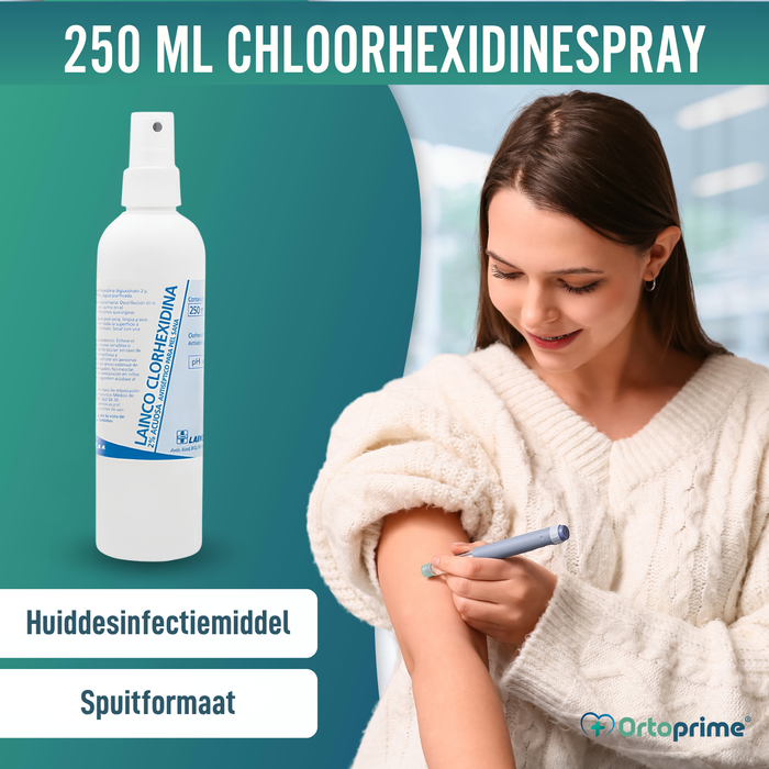 Chloorhexidine 2% Antiseptische Spray | Waterige 250 ml