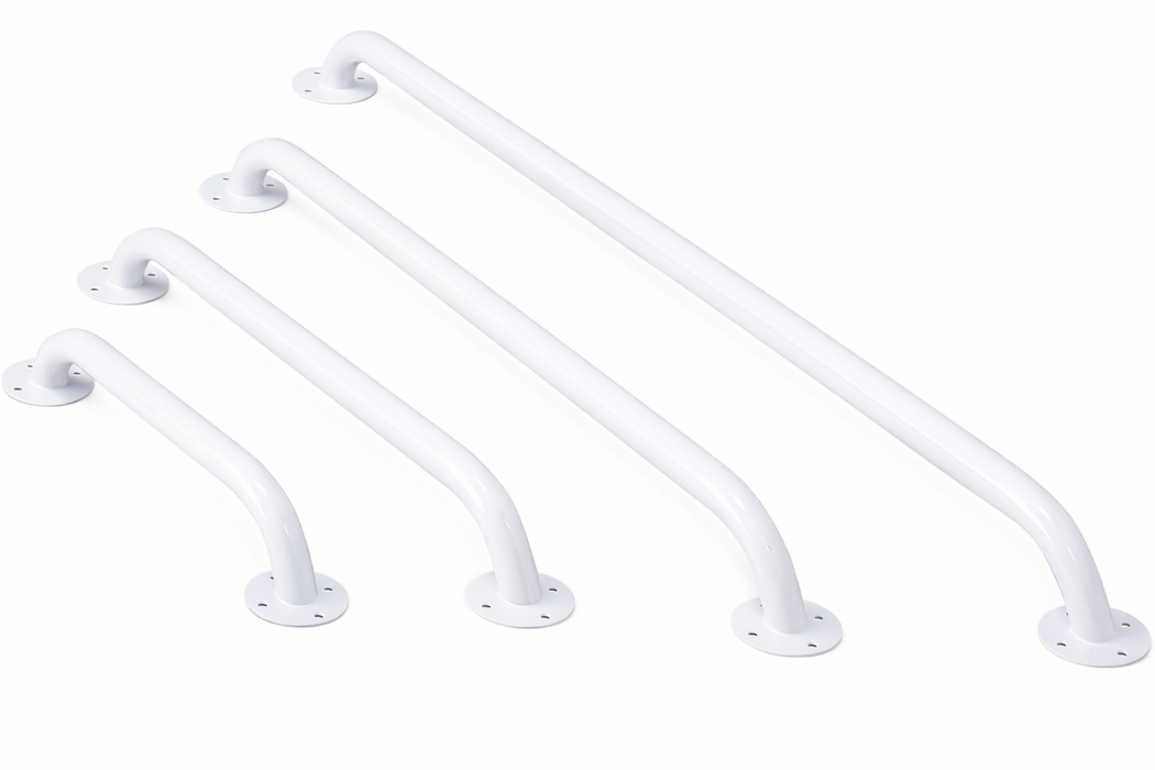 Witte wandbeugels van staal | Vier maten