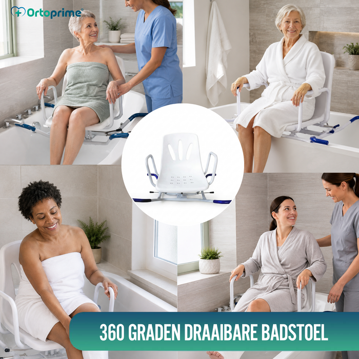 Draaibare 360º Comfort Badstoel