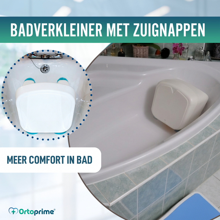 Verkleiner voor Badkuip met Zuignappen | Aanpasbaar