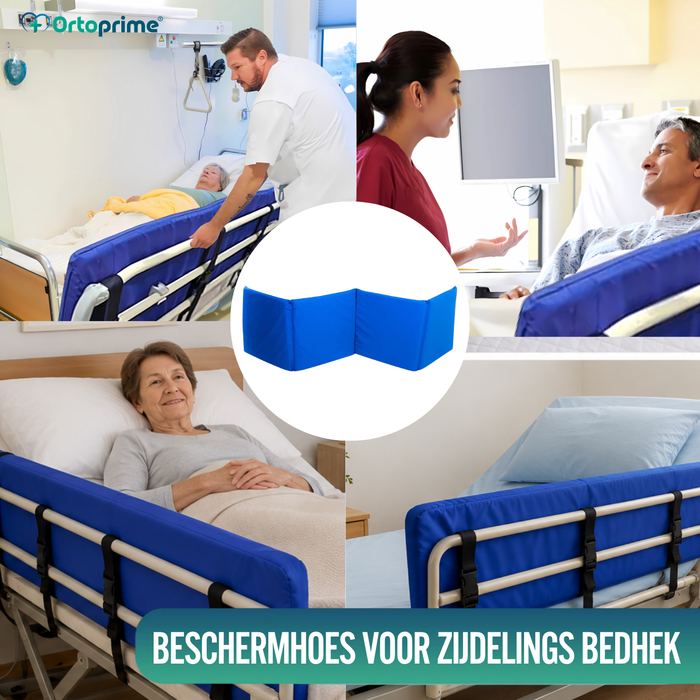 Schuimgevoerde Bedhekbeschermer tegen Vallen
