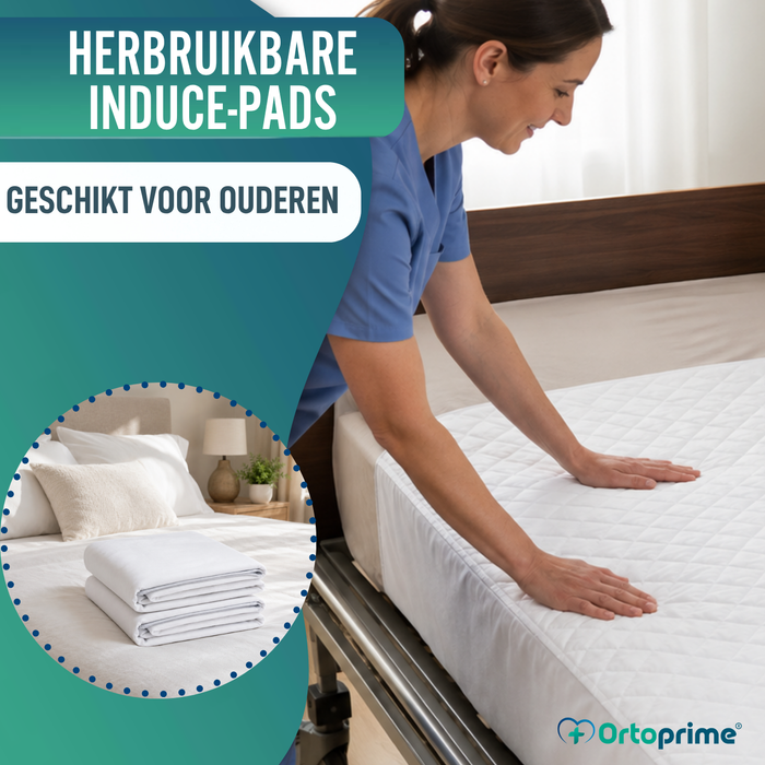 PACK 2 Absorberende Matrasbeschermers 135 cm 4,65 Liter/m2