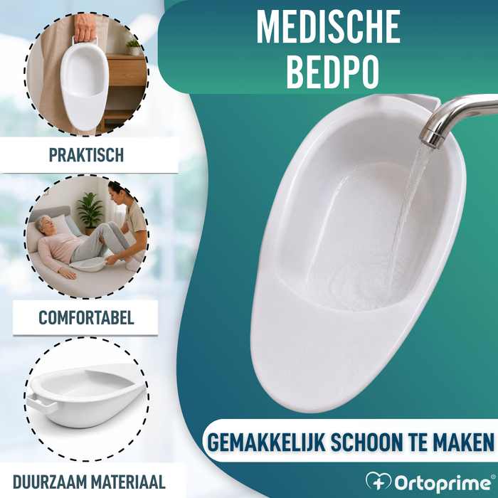 Ondersteek voor Volwassenen 2,5 L | Urinaal Unisex voor Bed