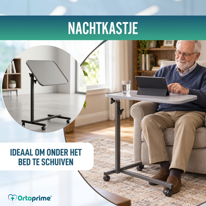 Bijzettafel met Wielen