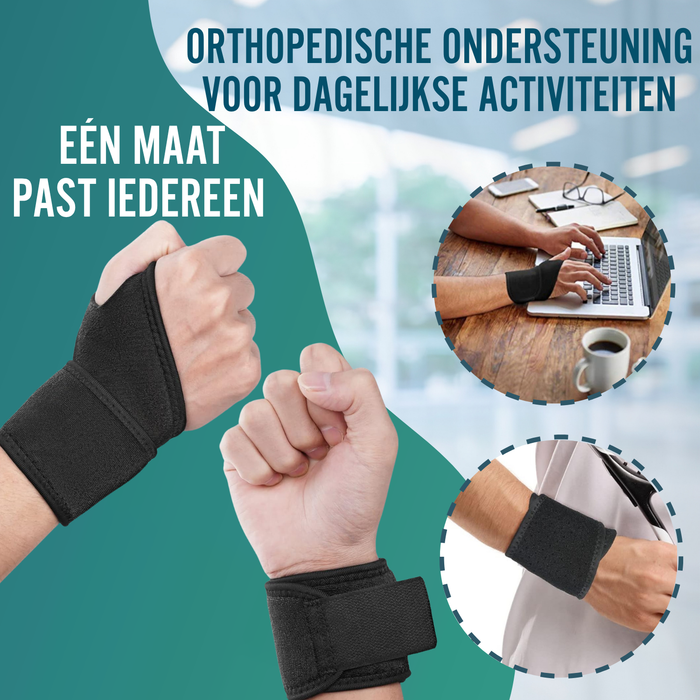 Polsbrace voor Peesschot | Neopreen Polssteun