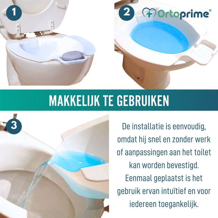 Bidet Opzetstuk WC voor Intieme Hygiëne | Zeephouder