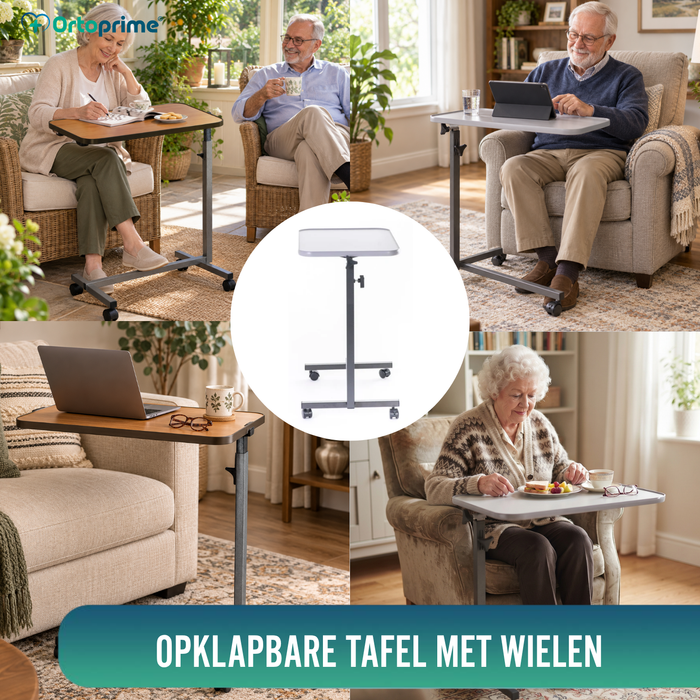 Bijzettafel met Wielen