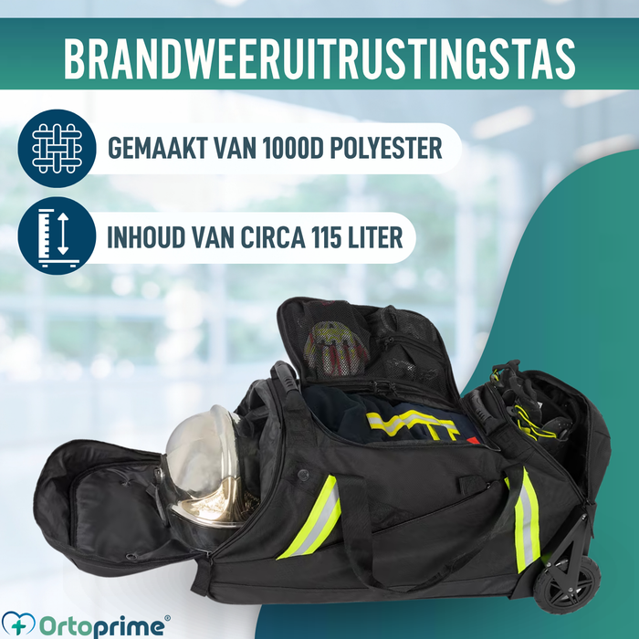 Professionele Brandweer Trolleytas met Wielen voor PBM
