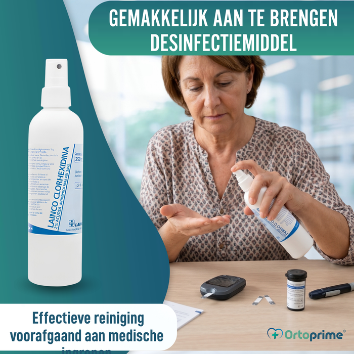 Chloorhexidine 2% Antiseptische Spray | Waterige 250 ml