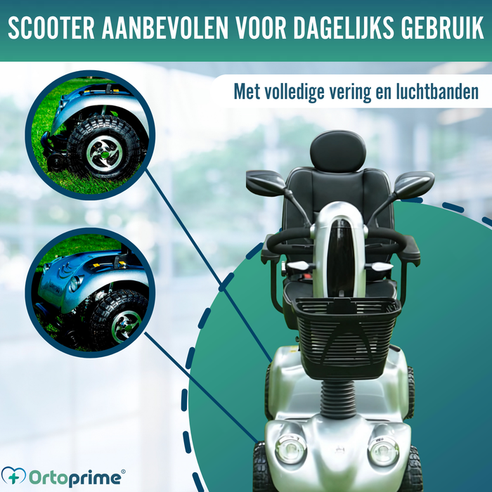 Elektrische Scooter Volwassenen | 4 Wielen Integrale Vering