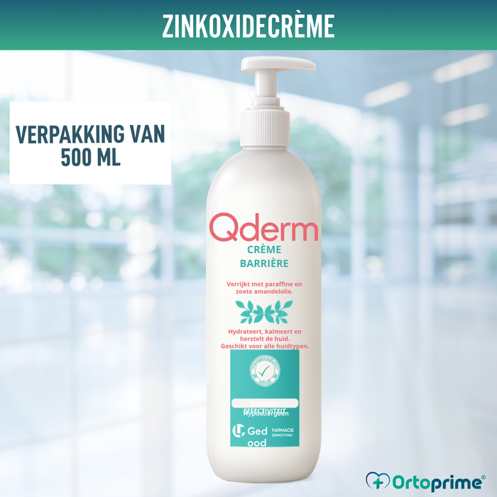 Zinkoxide Crème voor Geïrriteerde Huid | Dispenser 500ml