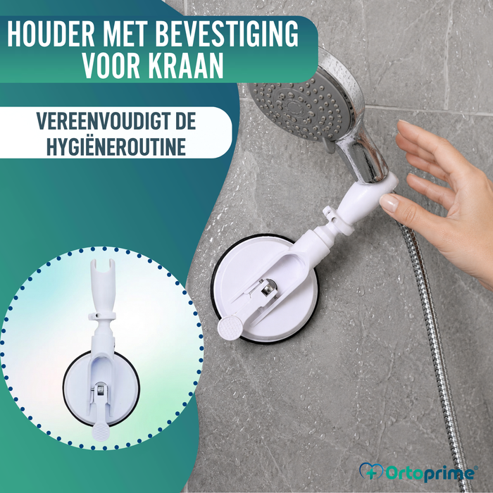Douchehouder met Zuignap en Hendel | Universele Houder