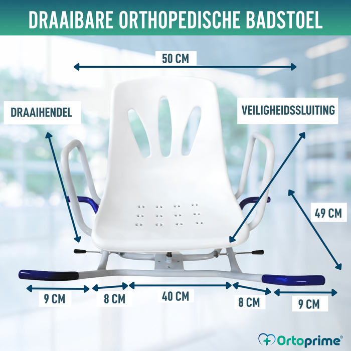 Draaibare 360º Comfort Badstoel