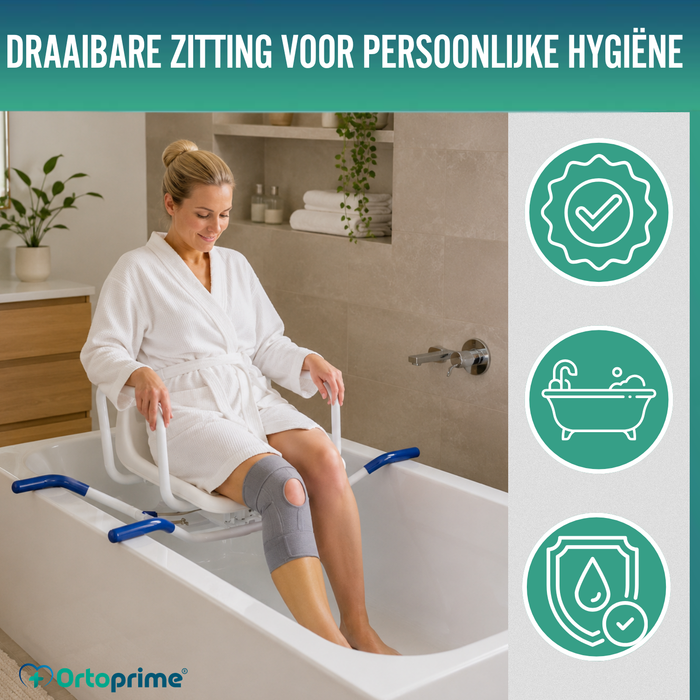 Draaibare 360º Comfort Badstoel
