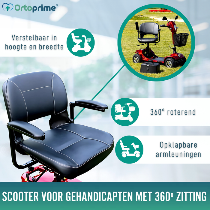 Opvouwbare Scootmobiel voor Beperkte Mobiliteit | Gehele Vering