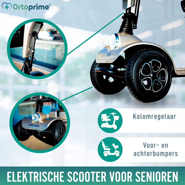 Elektrische Scooter voor Volwassenen | 4 Wielen