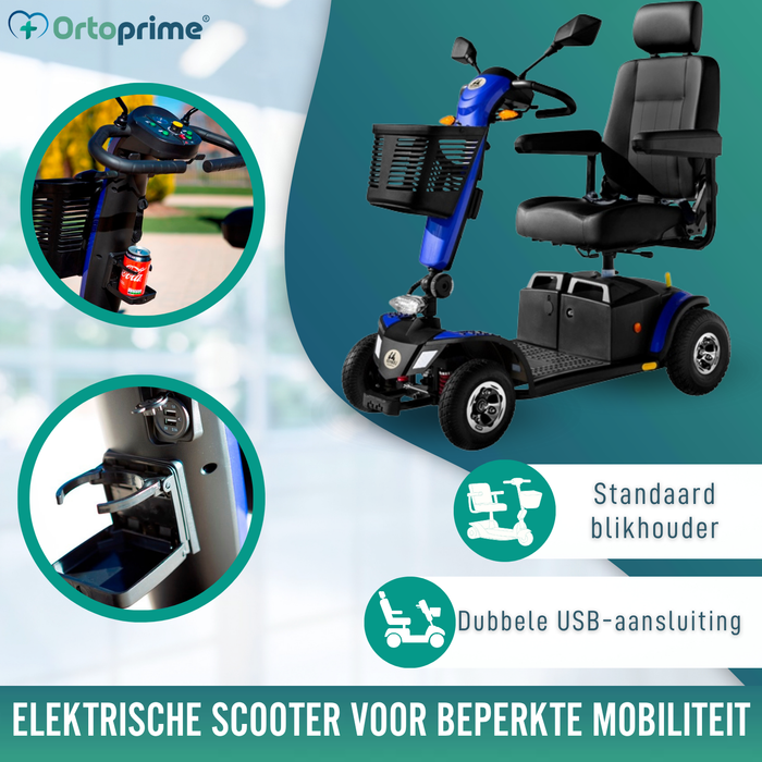 Compacte Scootmobiel voor Gehandicapten | Integrale Vering