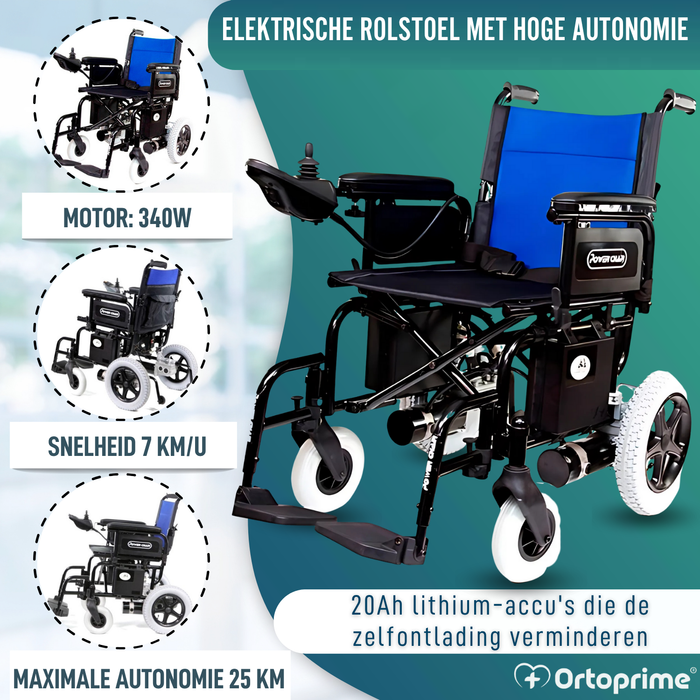 Elektrische Rolstoel | Systeem voor Snelle Opvouwbaarheid