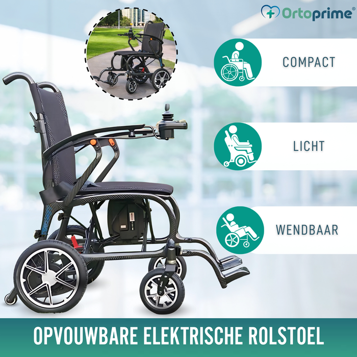 Compacte Elektrische Rolstoel | Carbonfiber
