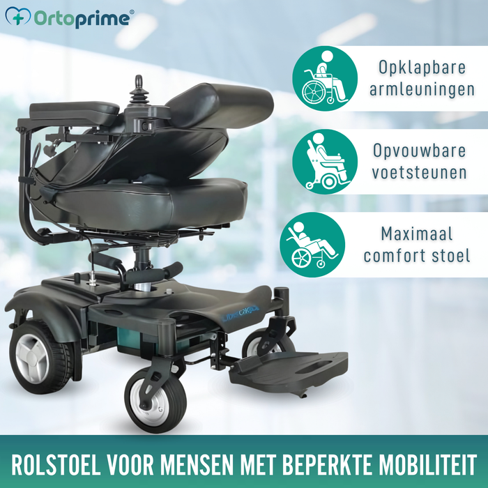 Elektrische Rolstoel Demontabel met Digitale Joystick