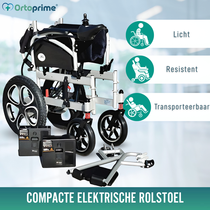 Opvouwbare Elektrische Rolstoel met Gelbatterij | 5 Snelheden