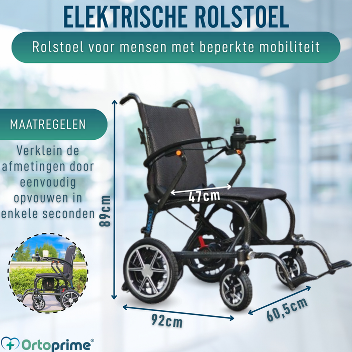 Compacte Elektrische Rolstoel | Carbonfiber