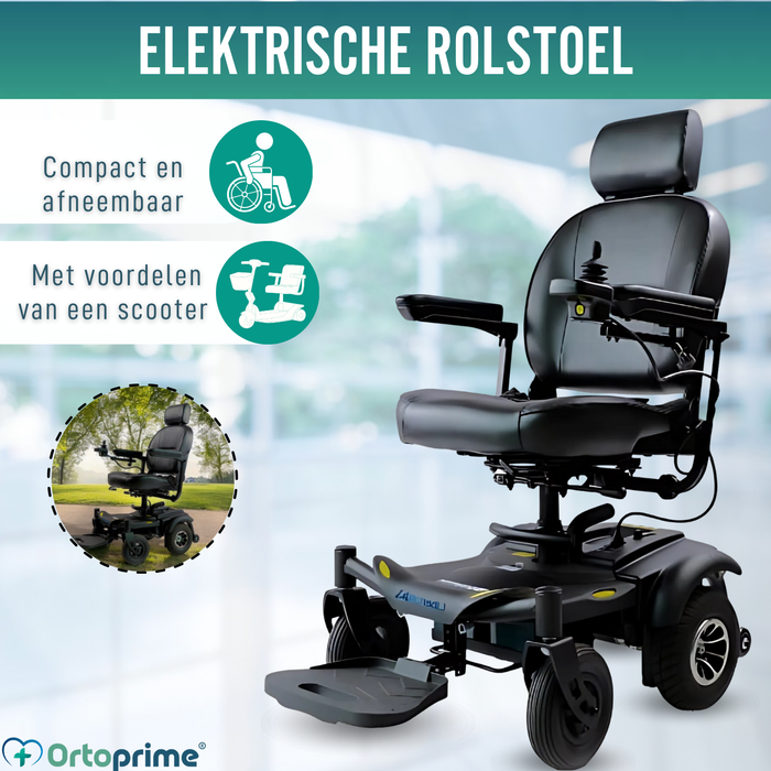 Elektrische Rolstoel Demontabel met Digitale Joystick