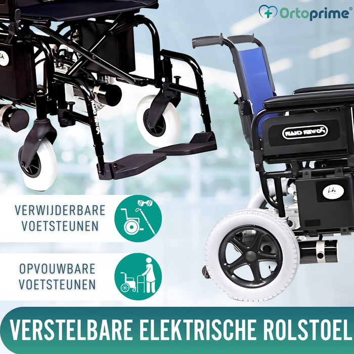 Elektrische rolstoel voor beperkte mobiliteit | Massieve wielen