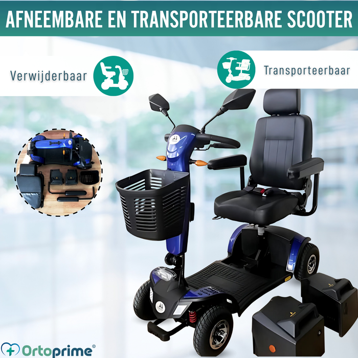 Compacte Scootmobiel voor Gehandicapten | Integrale Vering