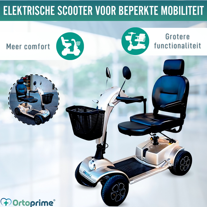 Elektrische Scooter voor Volwassenen | 4 Wielen