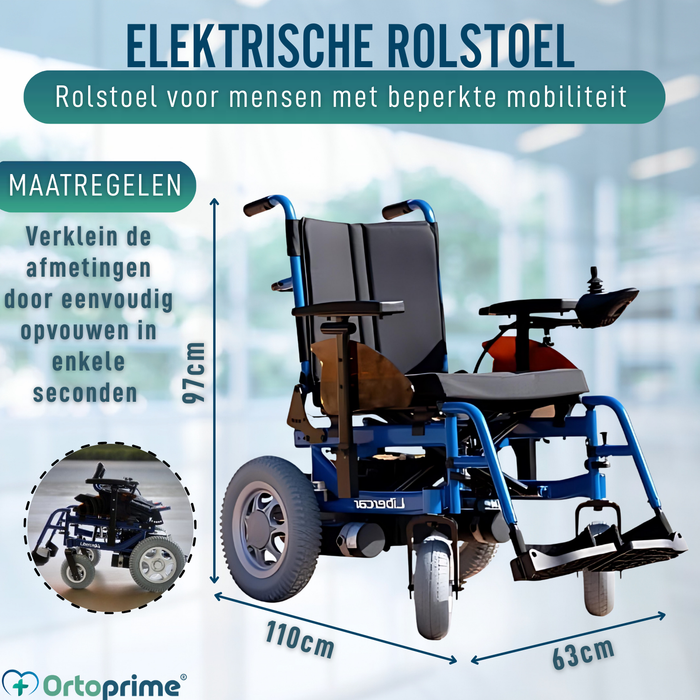 Verstelbare elektrische rolstoel | Meerdere posities