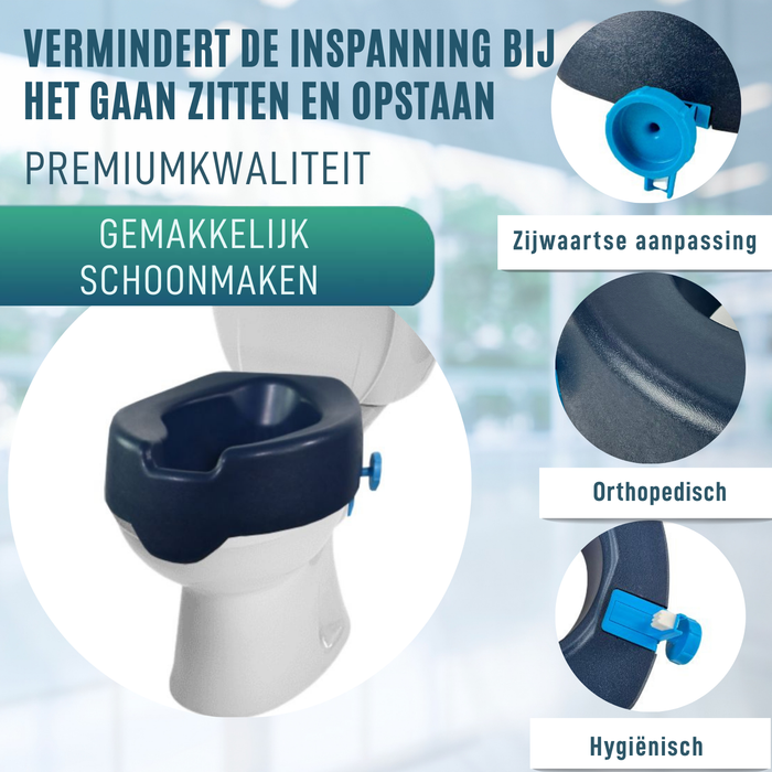Elevator WC 10 cm Zacht | WC Verhoger voor Volwassenen