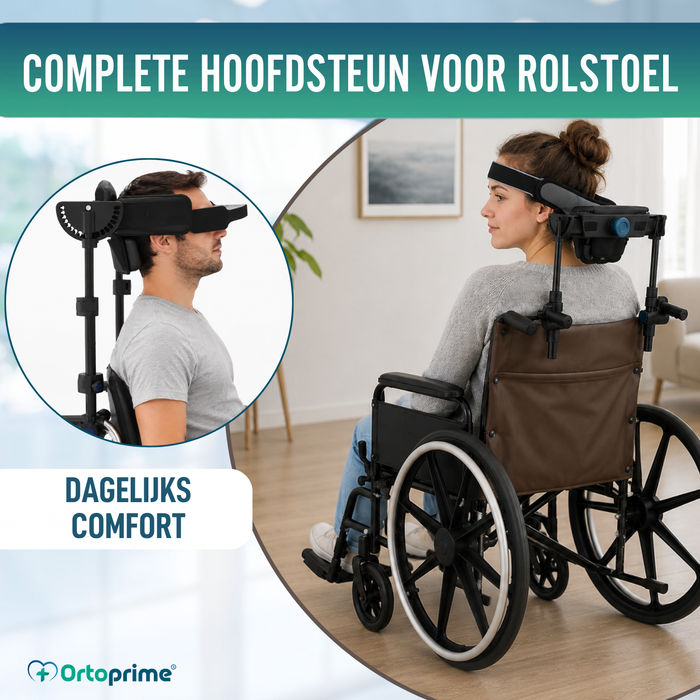 Verstelbare Hoofdsteun voor Rolstoel | 2 Modellen