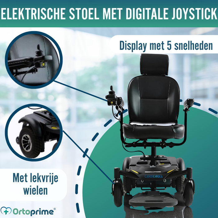 Elektrische Rolstoel Demontabel met Digitale Joystick