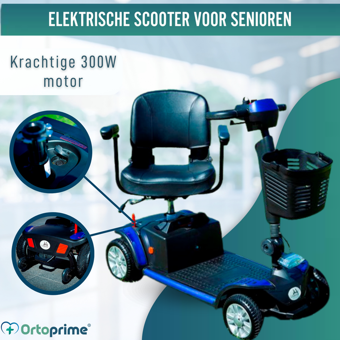 Compacte en Opvouwbare Elektrische Scooter | 4 Wielen