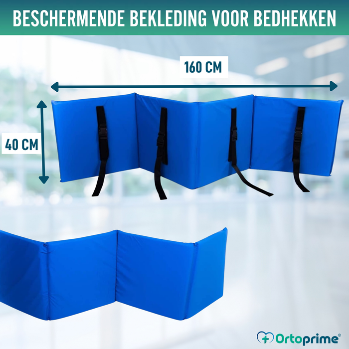 Schuimgevoerde Bedhekbeschermer tegen Vallen